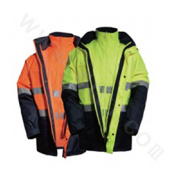 KC011806 Hi-visibility Jacket With 3M Tape