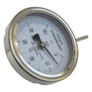 Movable Internal Thread Type Bimetal Thermometer