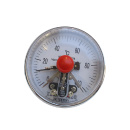 Ferrule Flange-type Electric Contact Bimetal Thermometer