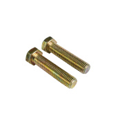 DIN933-45# Hex Head Bolt - zinc Plating-yellow